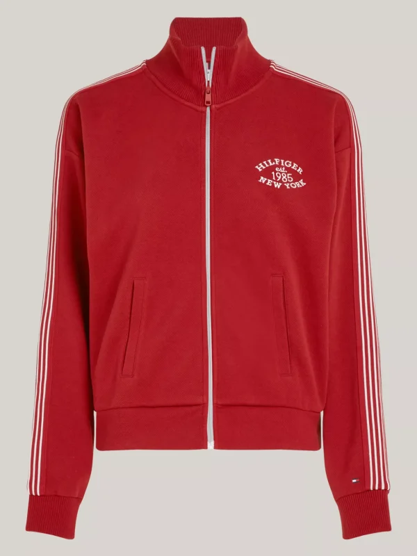 Tommy Hilfiger Sport College-Trainingsjacke DARK MAGMA Shop