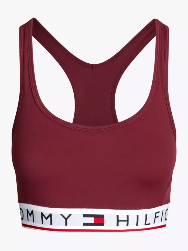Tommy Hilfiger Sport Racerback-BH mit niedriger Stützkraft DEEP ROUGE Store