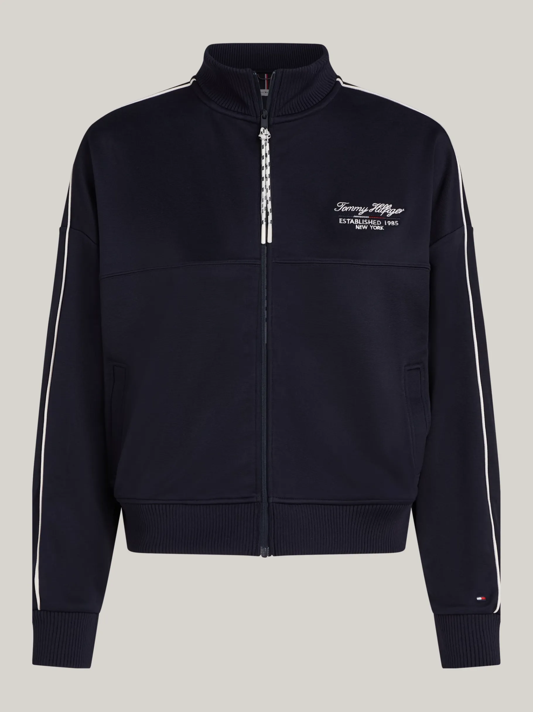 Tommy Hilfiger Sport Relaxed Fit Reißverschluss-Sweatshirt DESERT SKY Cheap