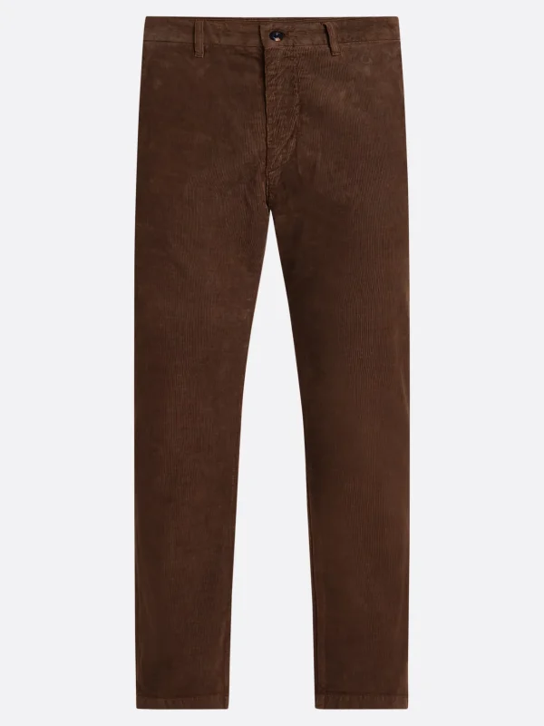 Tommy Hilfiger Straight Fit Cord-Chinos aus Stretch-Baumwolle LEGACY BROWN New