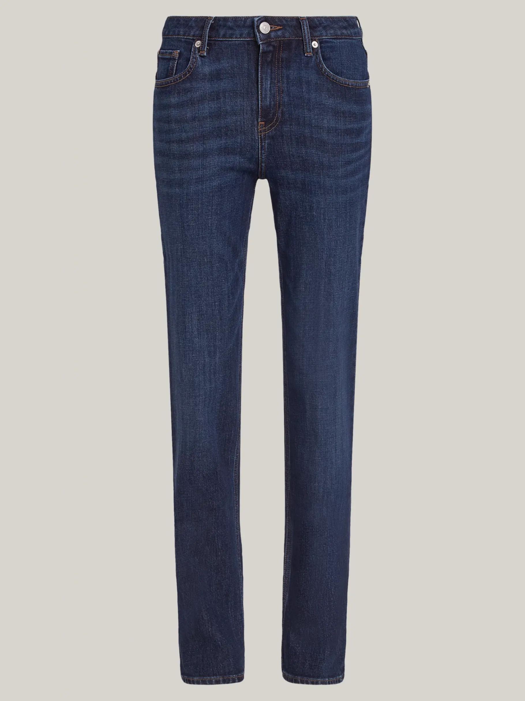 Tommy Hilfiger Straight Leg Jeans mit mittelhohem Bund DARK BLUE Sale