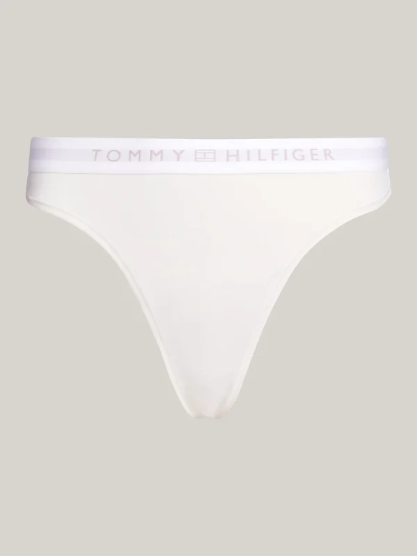 Tommy Hilfiger String mit farblich abgestimmtem Logo-Bund IVORY Discount