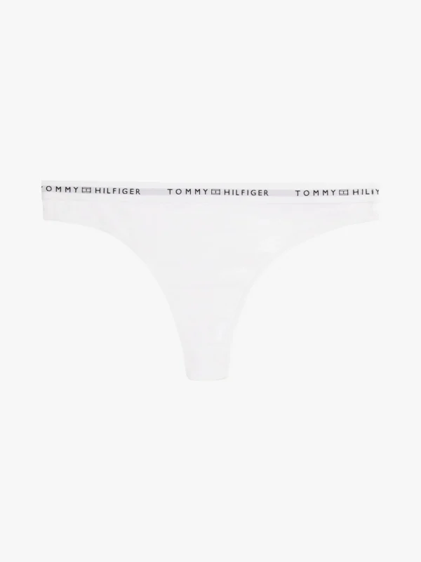 Tommy Hilfiger String mit Logomuster-Taillenbund WHITE Sale