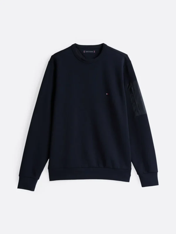 Tommy Hilfiger Sweatshirt mit Reißverschlusstasche DESERT SKY Store