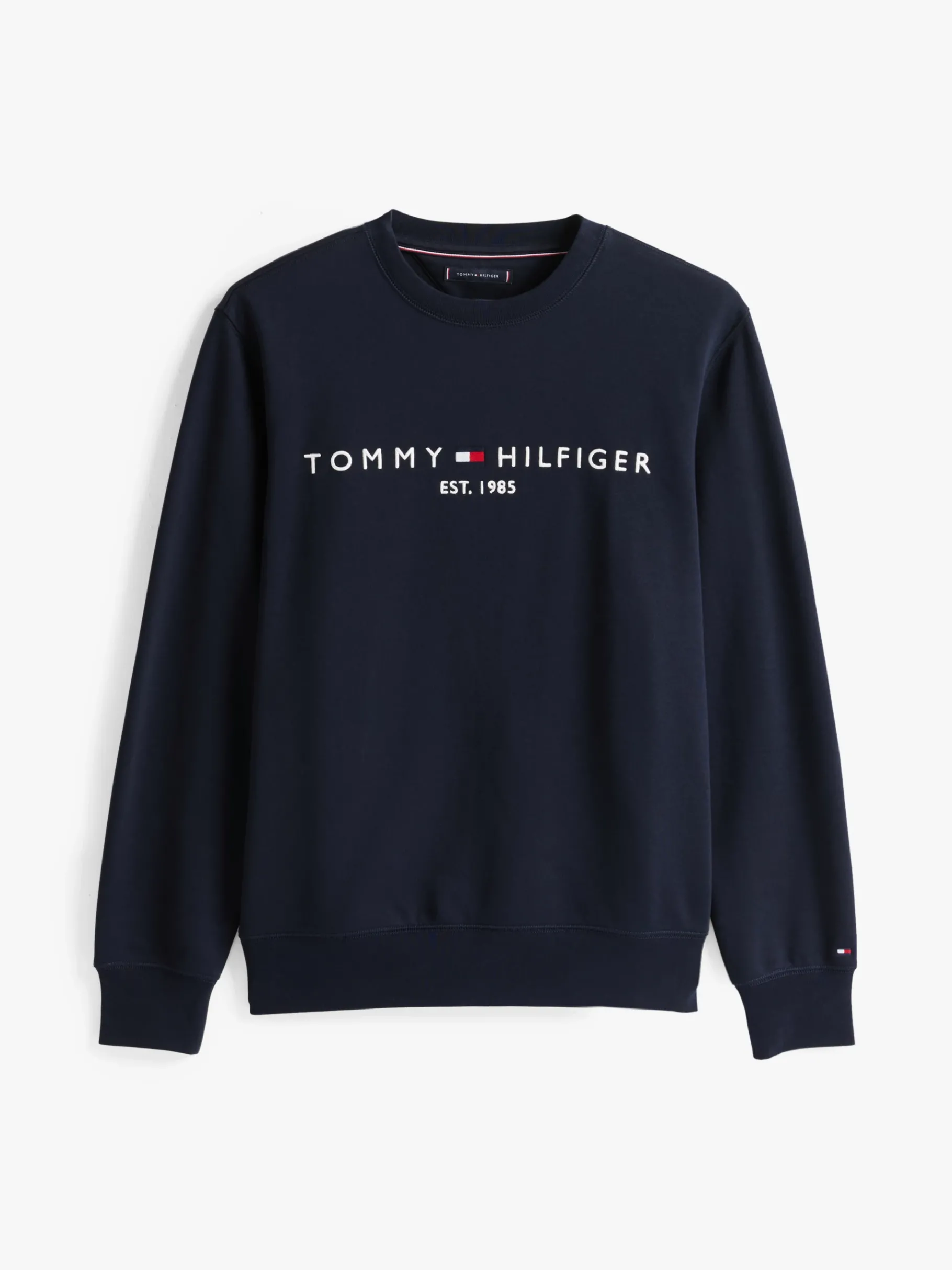 Tommy Hilfiger Sweatshirt mit V-Ausschnitt und Logo DESERT SKY Best Sale