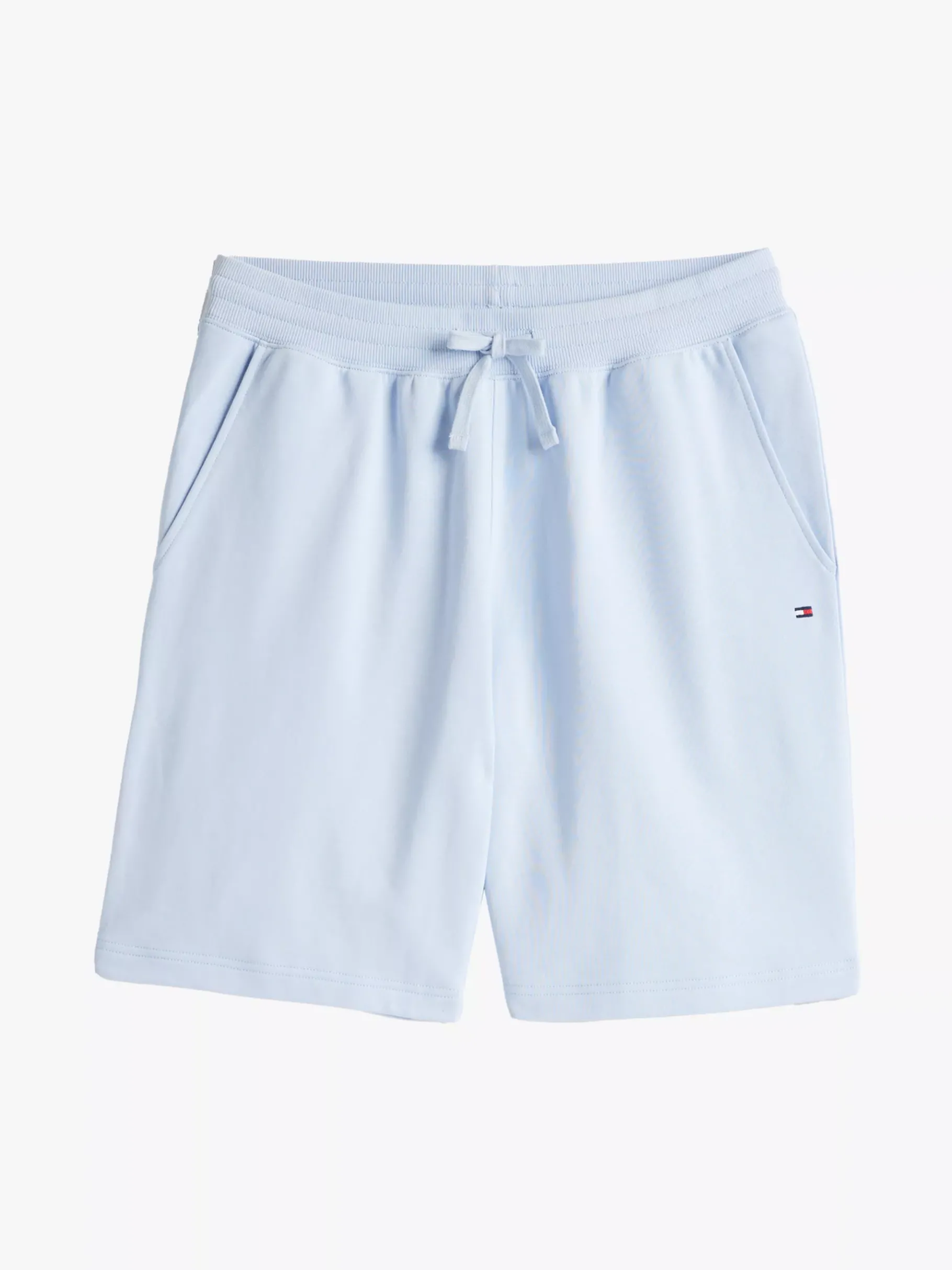 Tommy Hilfiger Sweat-Shorts mit aufgestickter Flag BREEZY BLUE Store