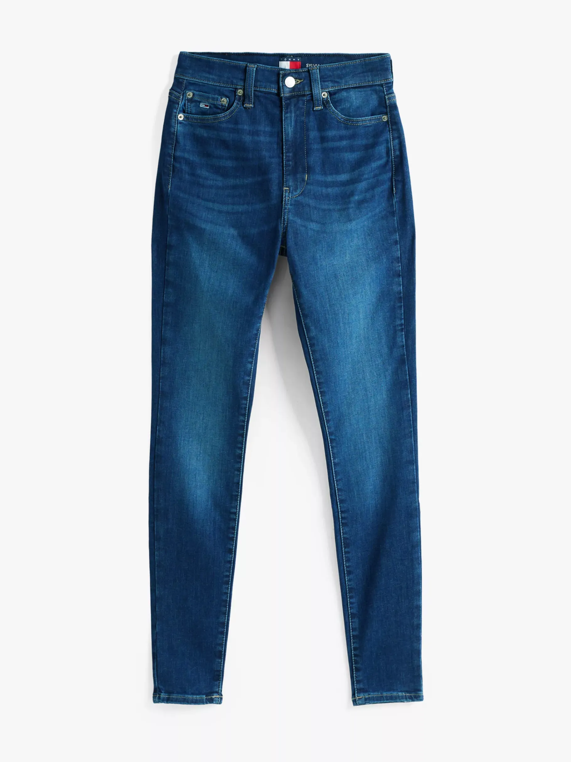 Tommy Hilfiger Sylvia Skinny Jeans mit hohem Bund DENIM DARK Store