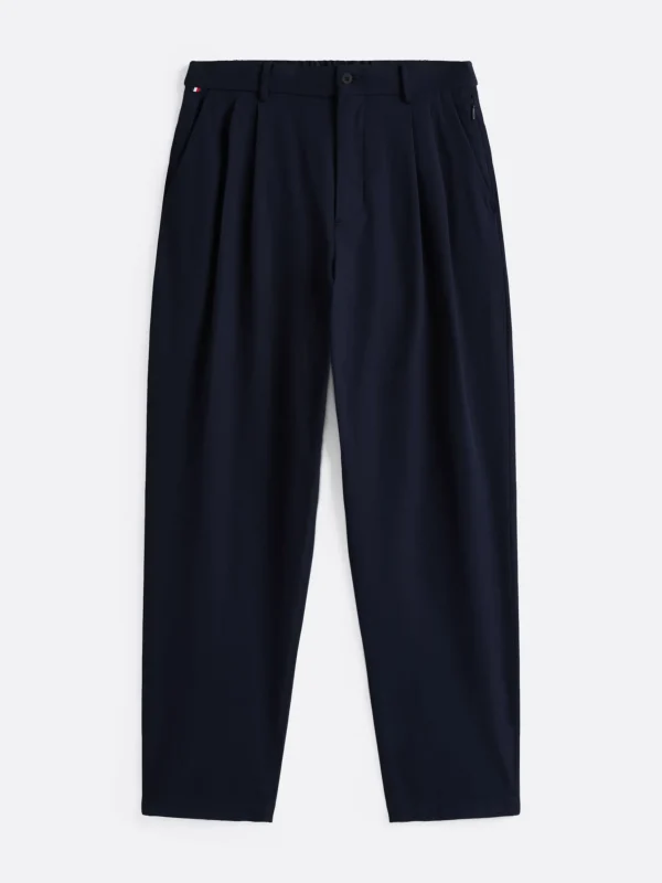 Tommy Hilfiger Tapered Leg Fit Chinos mit Bügelfalte DESERT SKY Cheap