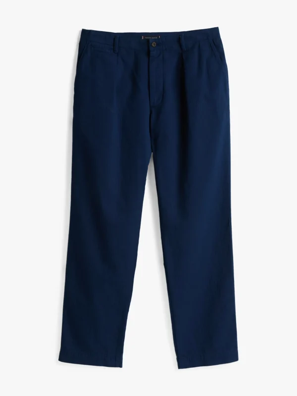 Tommy Hilfiger Tapered Leg Fit Chinos mit Fischgrätmuster NIGHT SKY Fashion