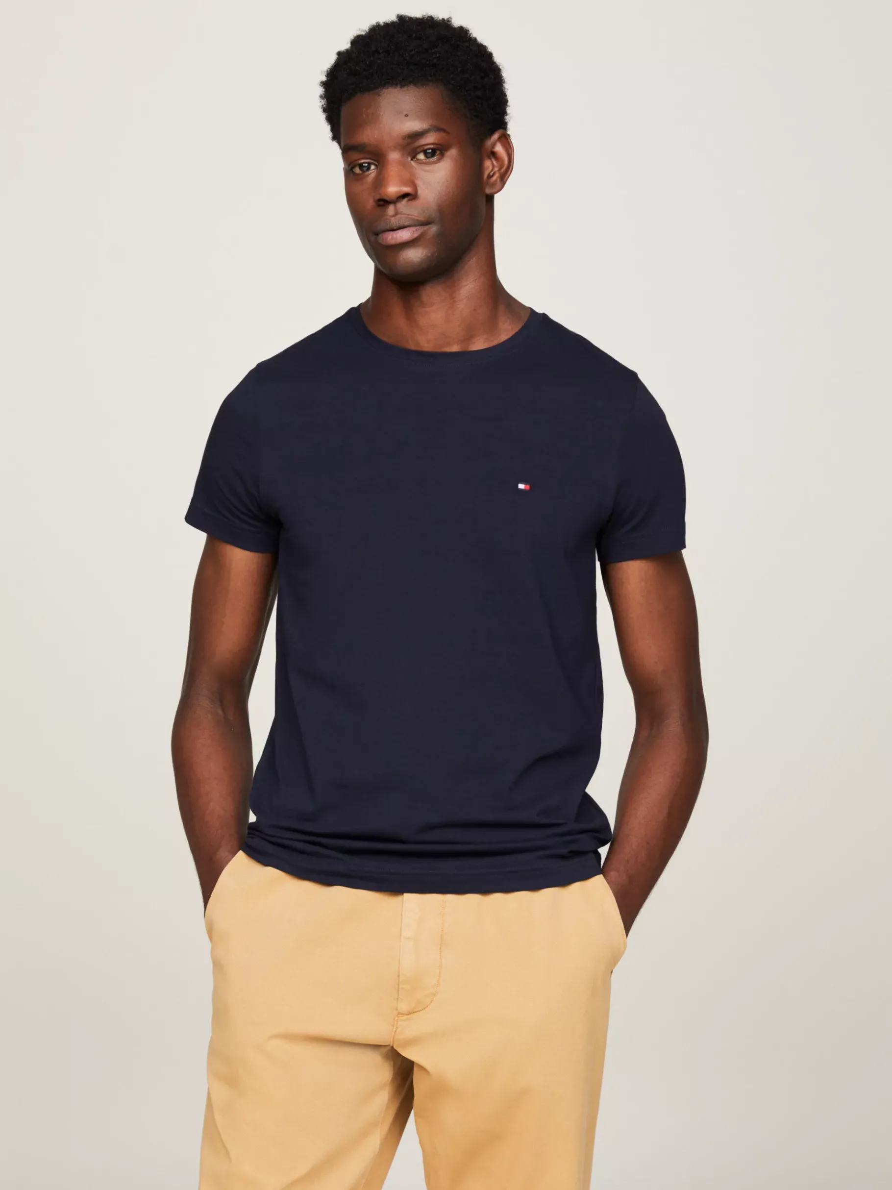 Tommy Hilfiger TH Flex Slim Fit T-Shirt DESERT SKY Shop