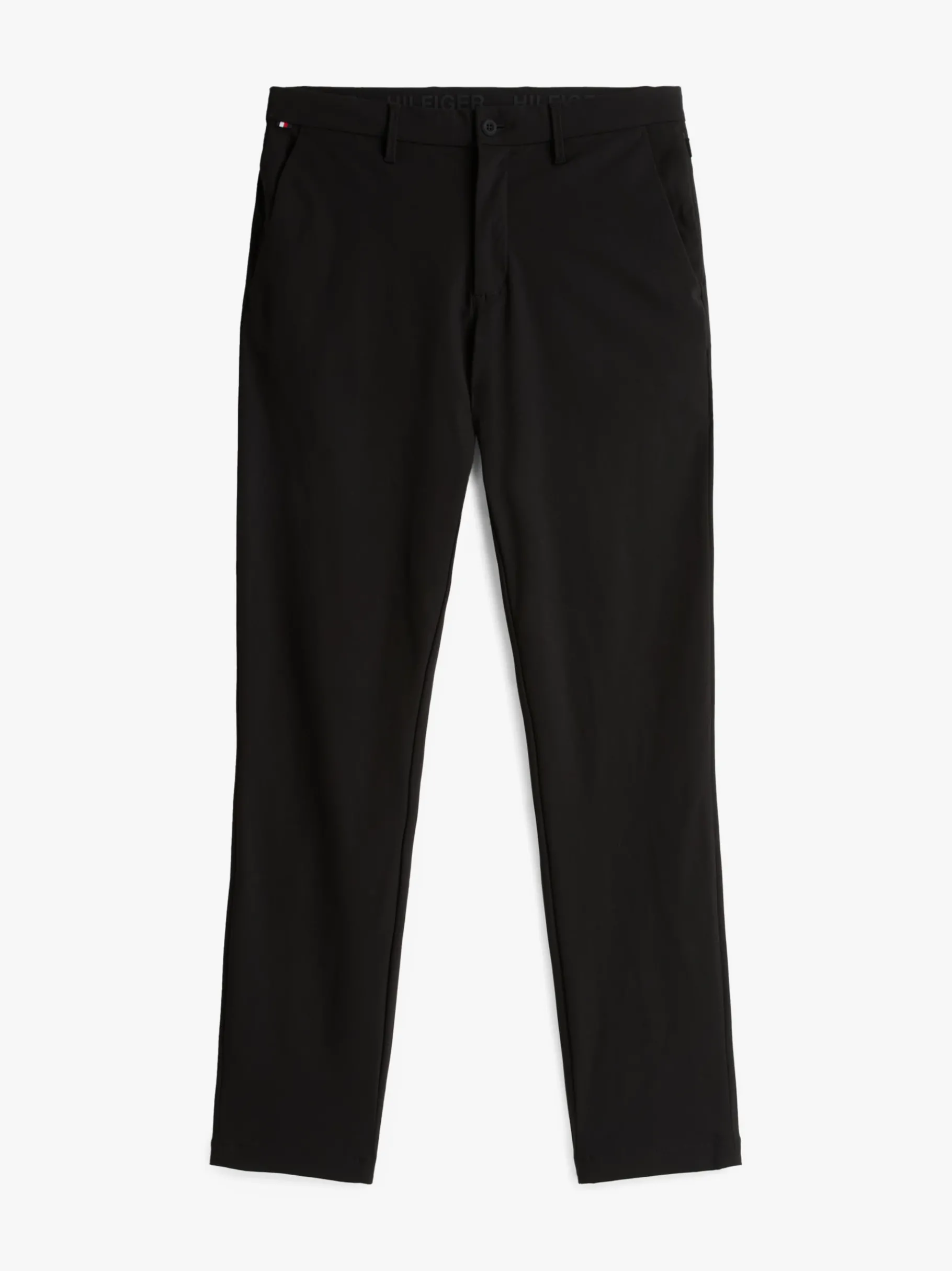 Tommy Hilfiger TH Flex Straight Fit Chinos BLACK Fashion