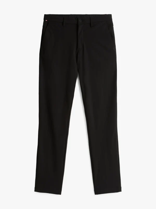 Tommy Hilfiger TH Flex Straight Fit Chinos BLACK Fashion