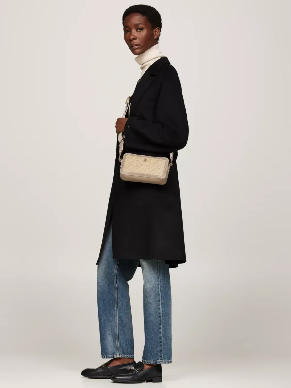 Tommy Hilfiger TH Monoplay Kameratasche BEIGE Cheap