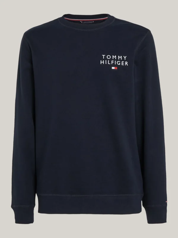 Tommy Hilfiger TH Original Lounge-Trainingspullover mit Logo DESERT SKY Best