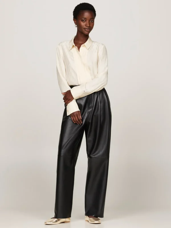 Tommy Hilfiger TH x Festive Mary Jane Ballerinas aus Metallic-Leder GOLD Fashion