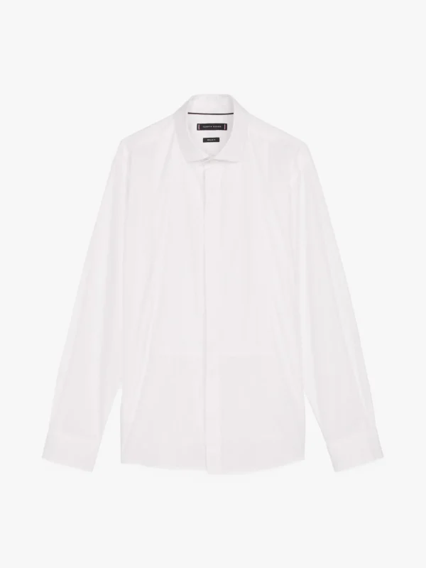 Tommy Hilfiger TH x Festive Regular Fit Smokinghemd OPTIC WHITE Online