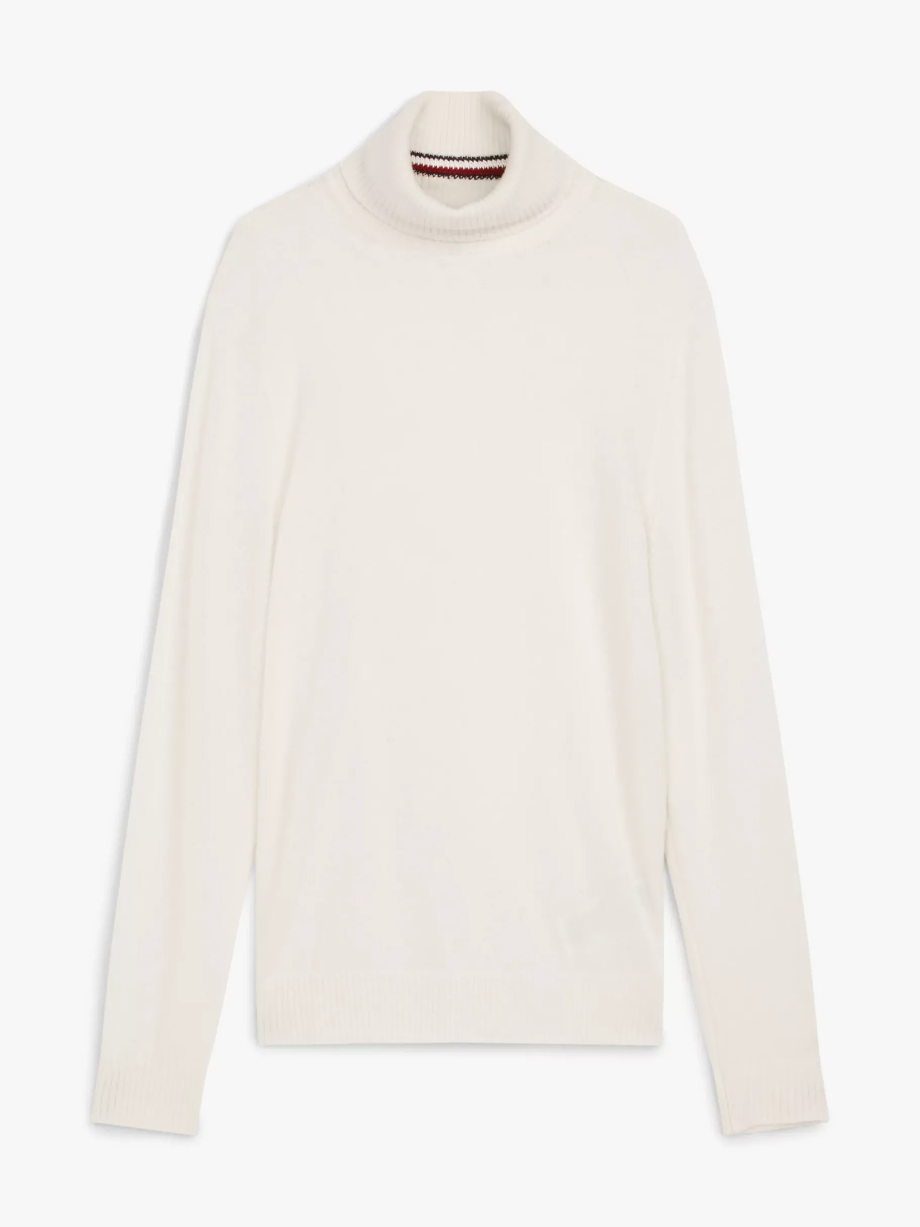 Tommy Hilfiger TH x Festive Rollkragenpullover aus reiner Wolle IVORY Outlet