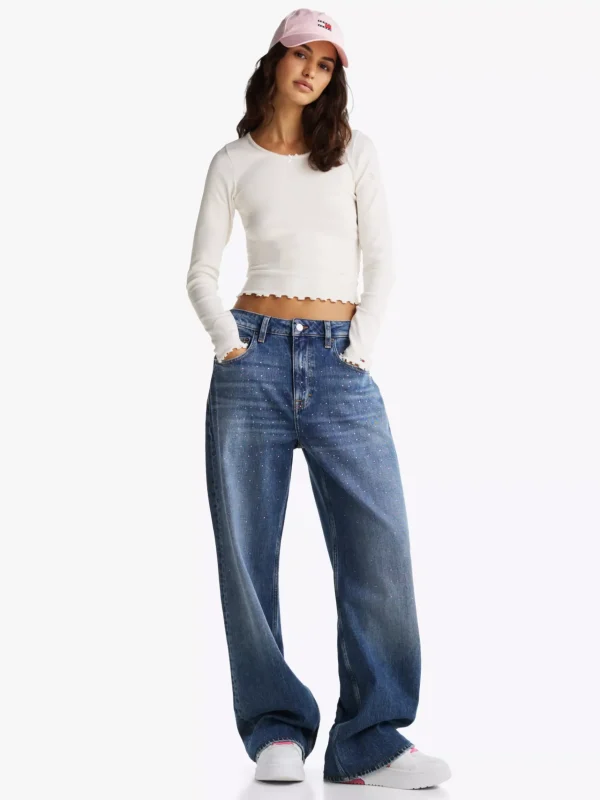 Tommy Hilfiger The Brooklyn Flatform-Sneaker aus Leder PREPPY PINK Sale