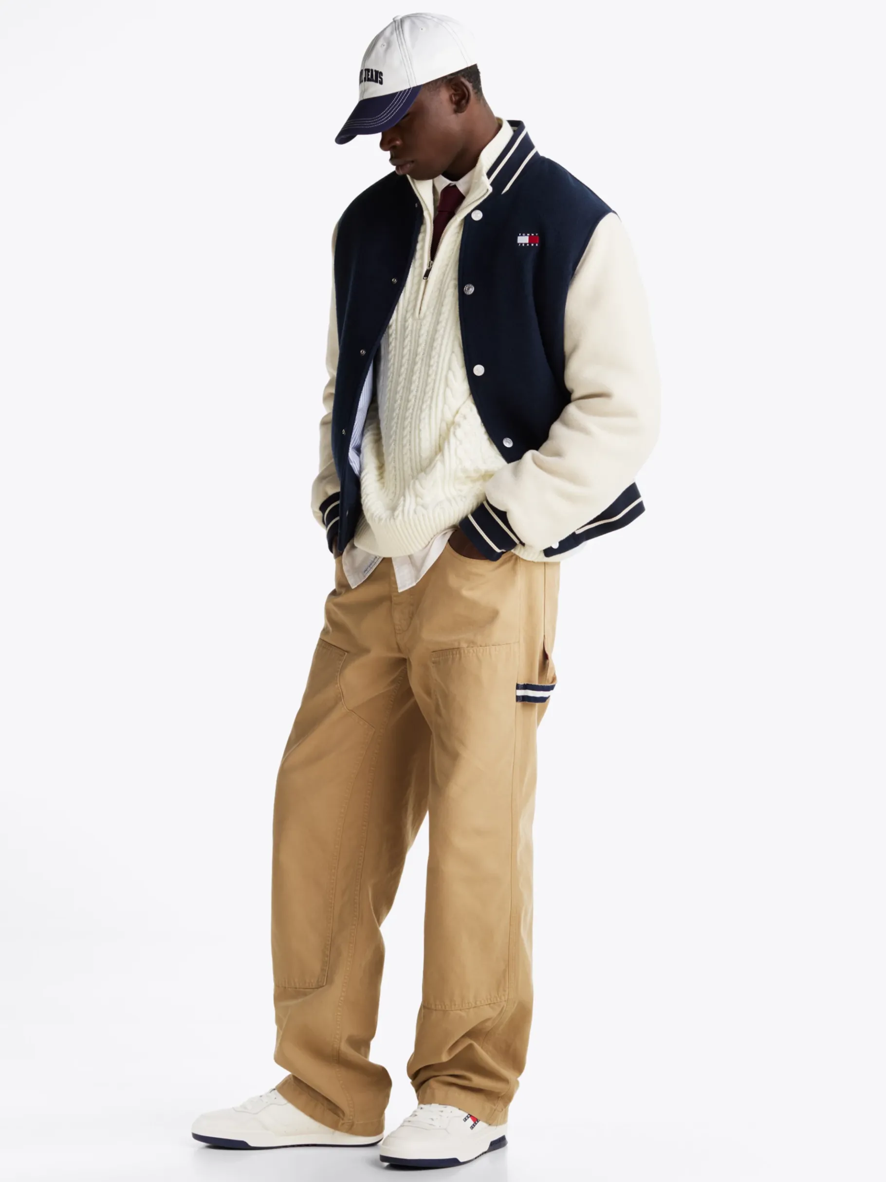 Tommy Hilfiger The Brooklyn Ledersneaker ECRU Clearance