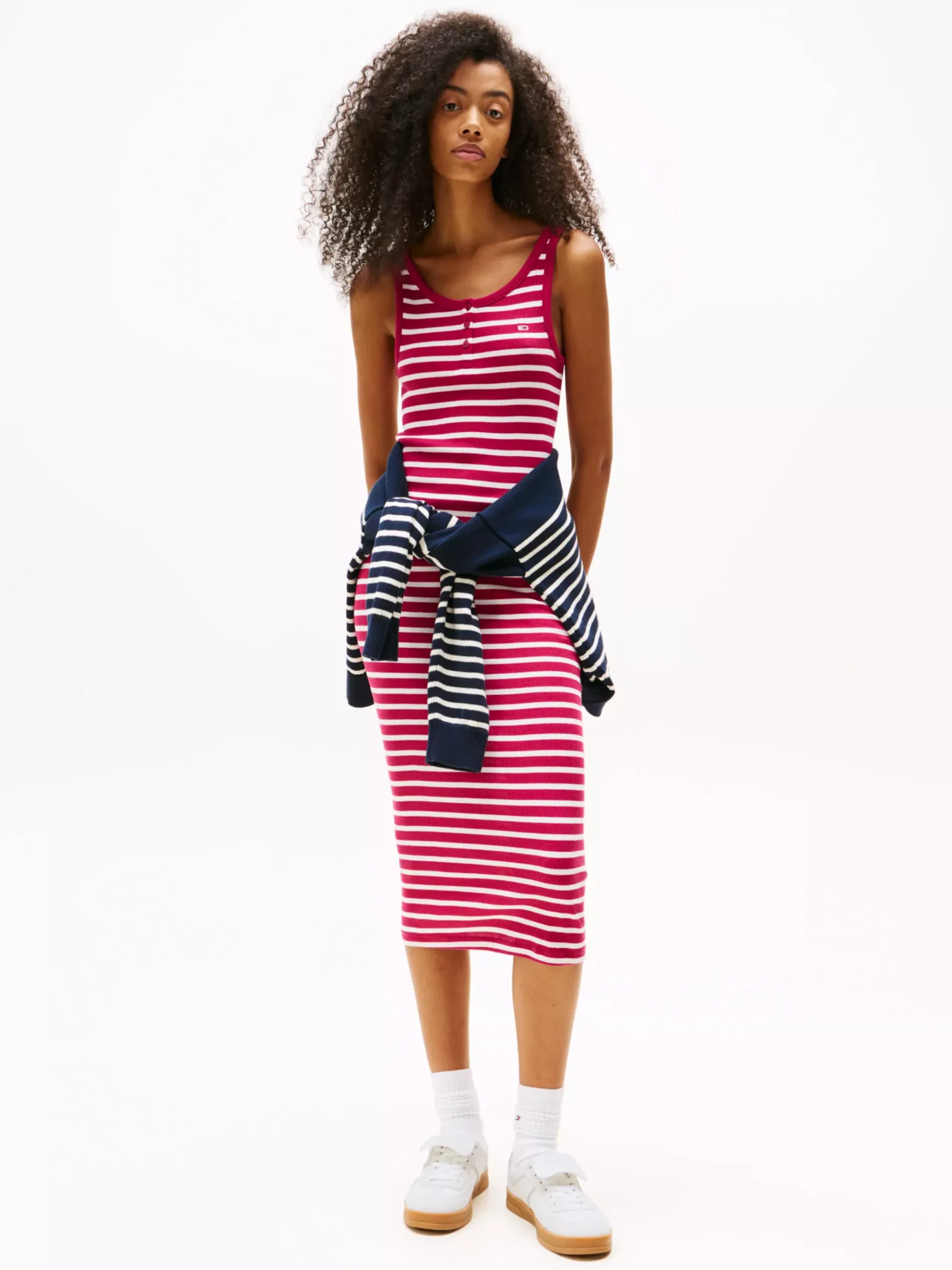 Tommy Hilfiger The Greenwich Sneaker aus Metallic-Leder SILVER Outlet