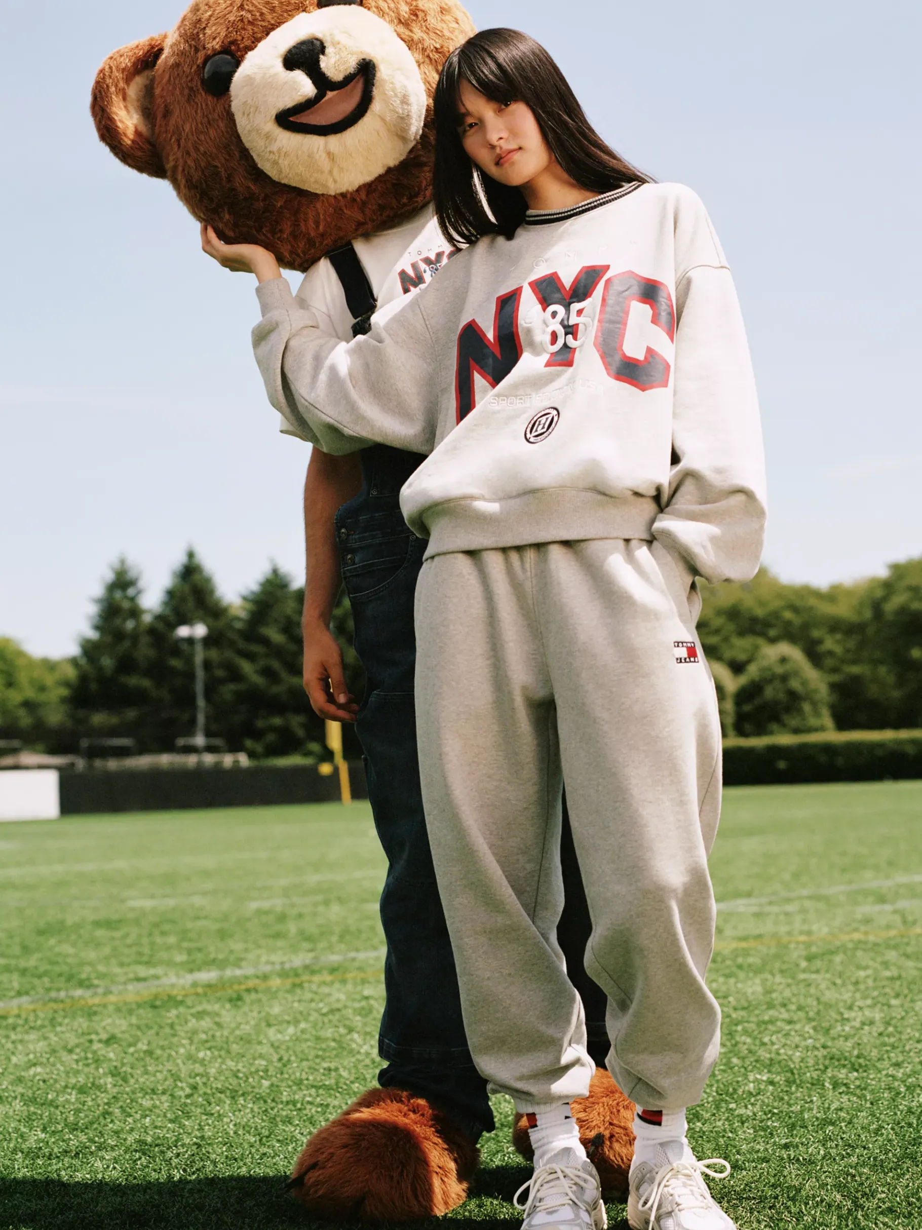 Tommy Hilfiger TJ x Game Day Relaxed Fit Jogginghose LT GREY HTR Discount