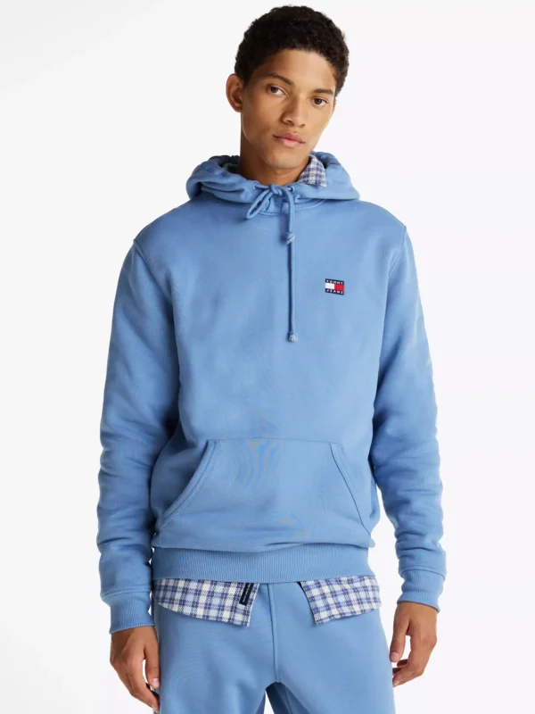 Tommy Hilfiger Tommy Badge Hoodie COLORADO BLUE Sale