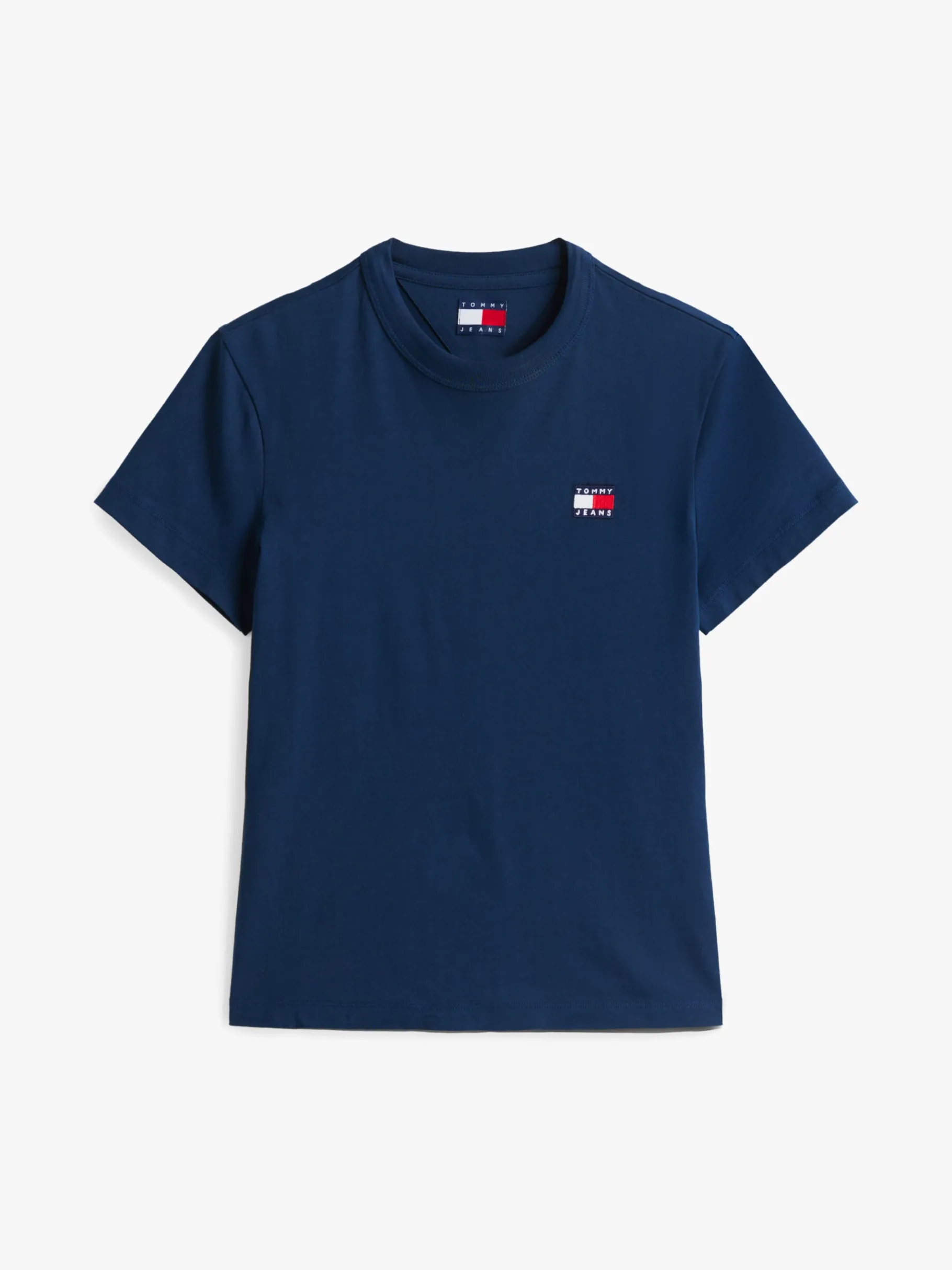 Tommy Hilfiger Tommy Badge Rundhals-T-Shirt DARK NIGHT NAVY Flash Sale