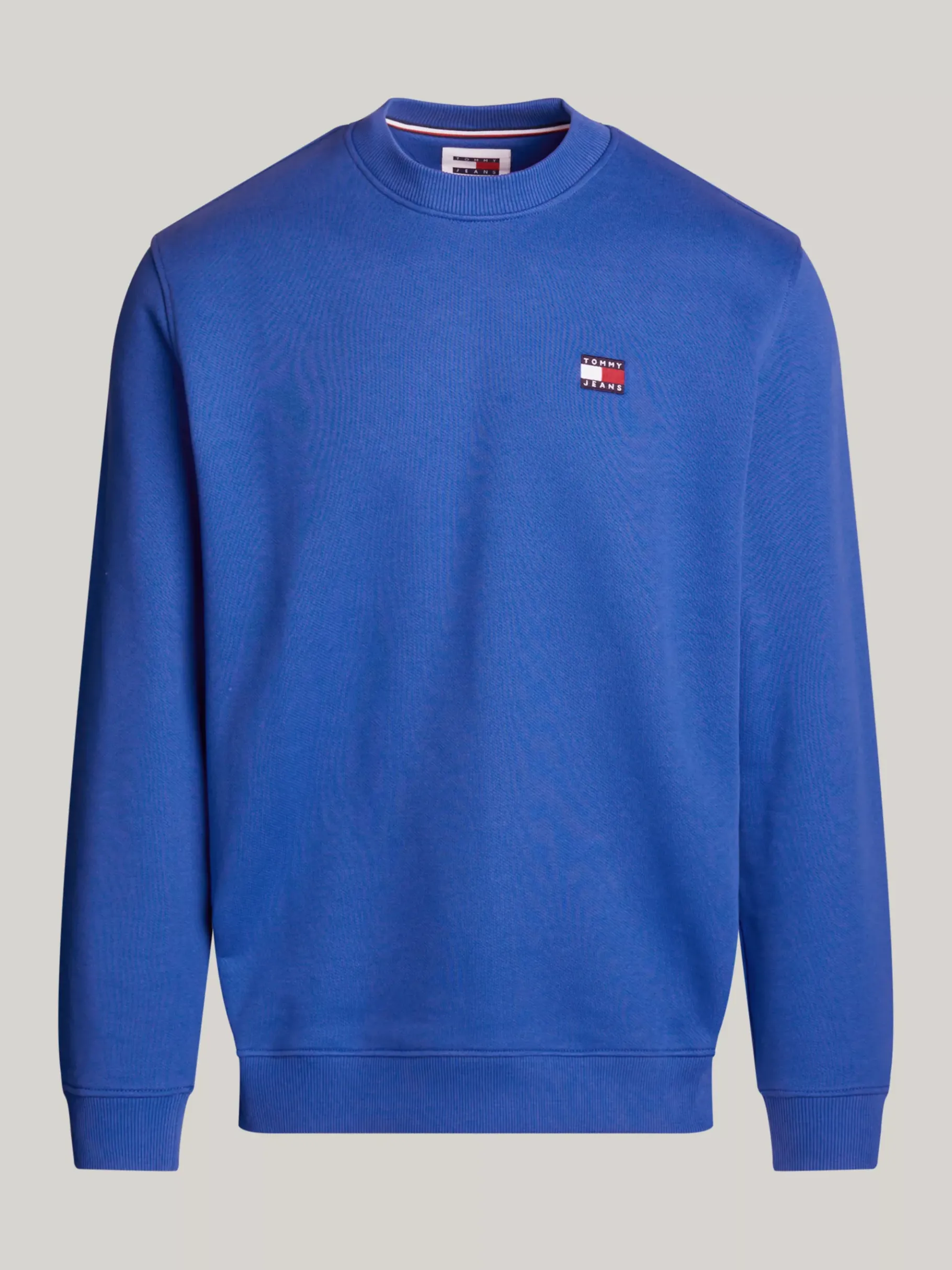 Tommy Hilfiger Tommy Badge Sweatshirt mit Rundhalsausschnitt BRIGHT BLUE Sale