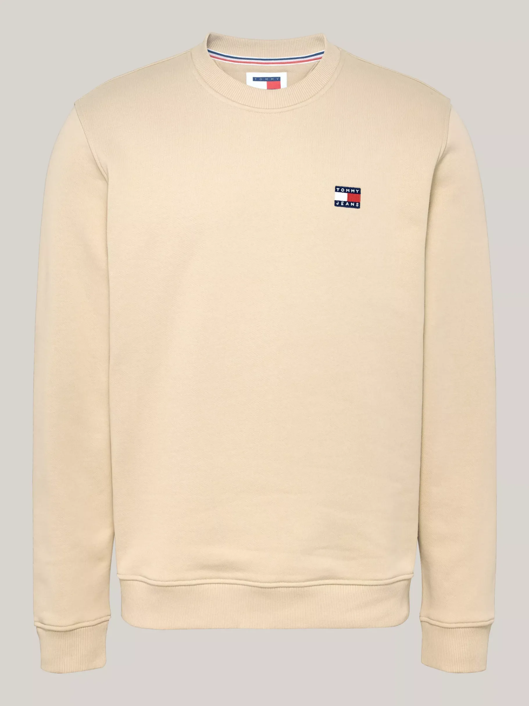 Tommy Hilfiger Tommy Badge Sweatshirt mit Rundhalsausschnitt GENTLE GOLD Flash Sale