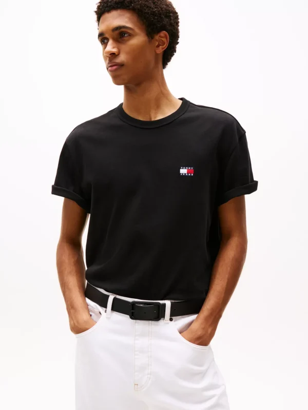 Tommy Hilfiger Tommy Badge T-Shirt BLACK Cheap