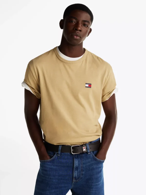 Tommy Hilfiger Tommy Badge T-Shirt RELIC TAN Online