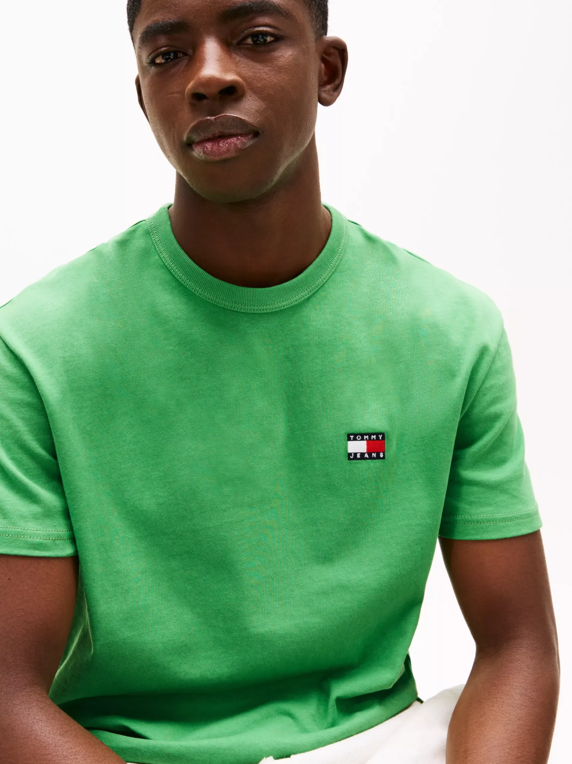 Tommy Hilfiger Tommy Badge T-Shirt COASTAL GREEN Shop
