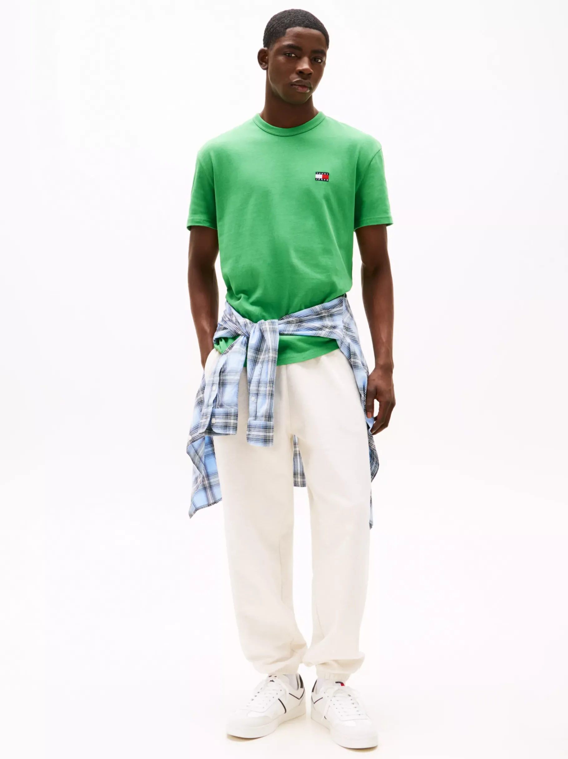 Tommy Hilfiger Tommy Badge T-Shirt COASTAL GREEN Shop