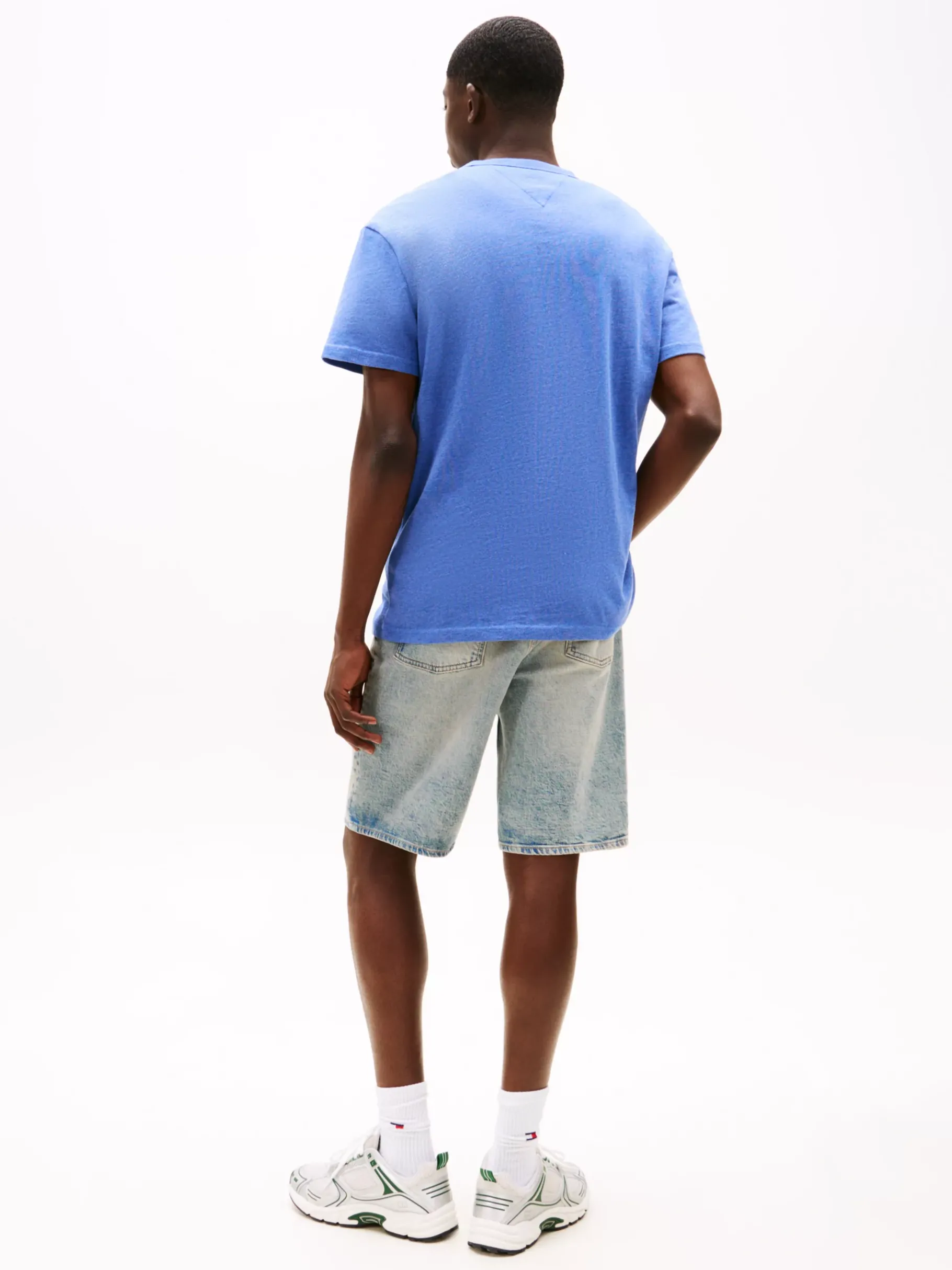 Tommy Hilfiger Tommy Badge T-Shirt TEMPO BLUE HTR MELANGE Clearance