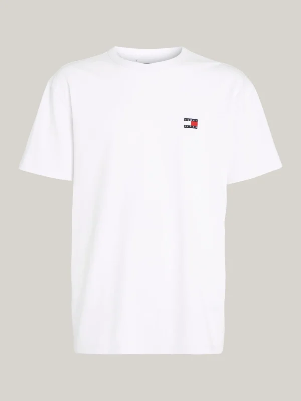 Tommy Hilfiger Tommy Badge T-Shirt mit Rundhalsausschnitt WHITE Best