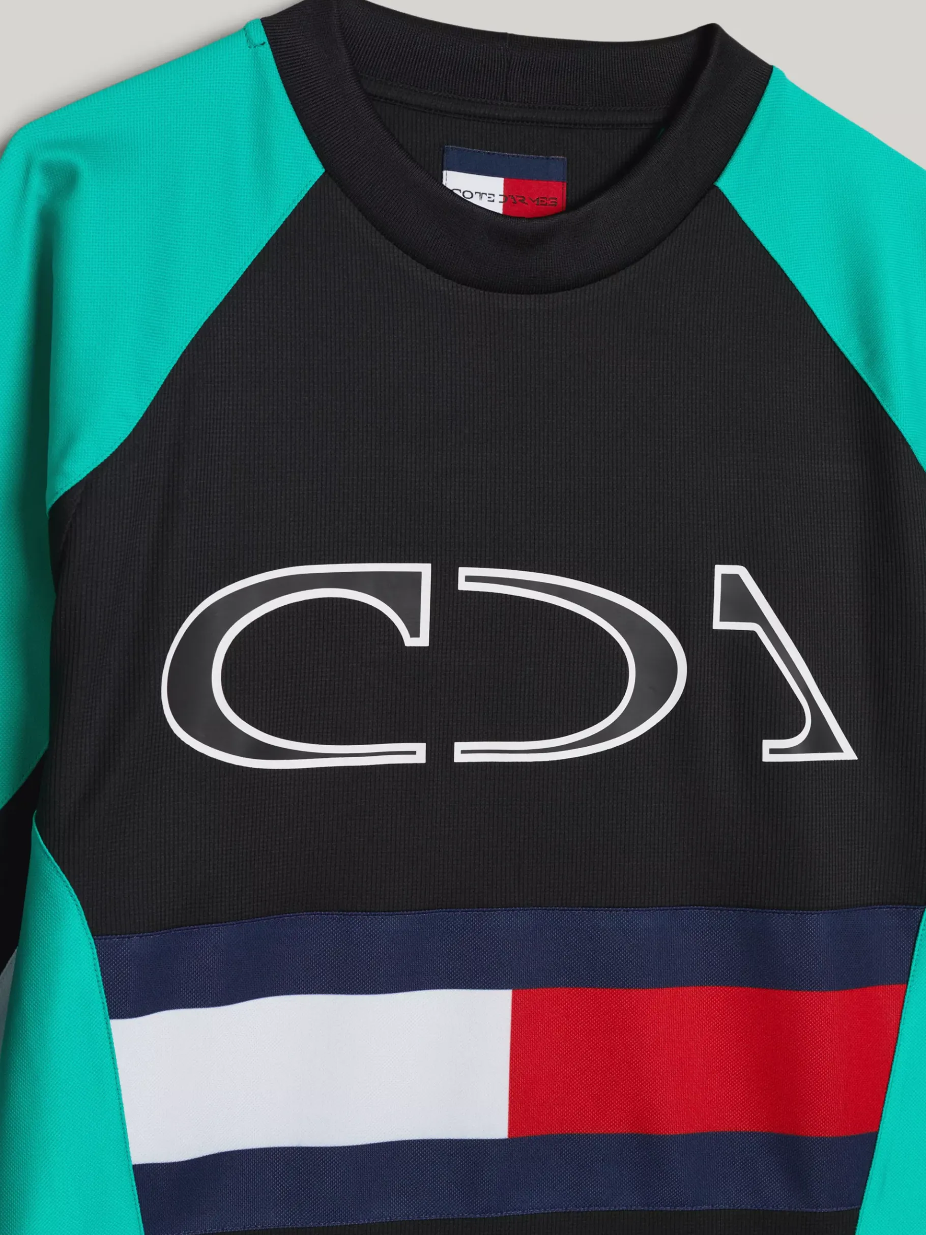 Tommy Hilfiger Tommy x Mercedes F1 x CR Color Block-Motorsport-Sweatshirt BLACK Cheap