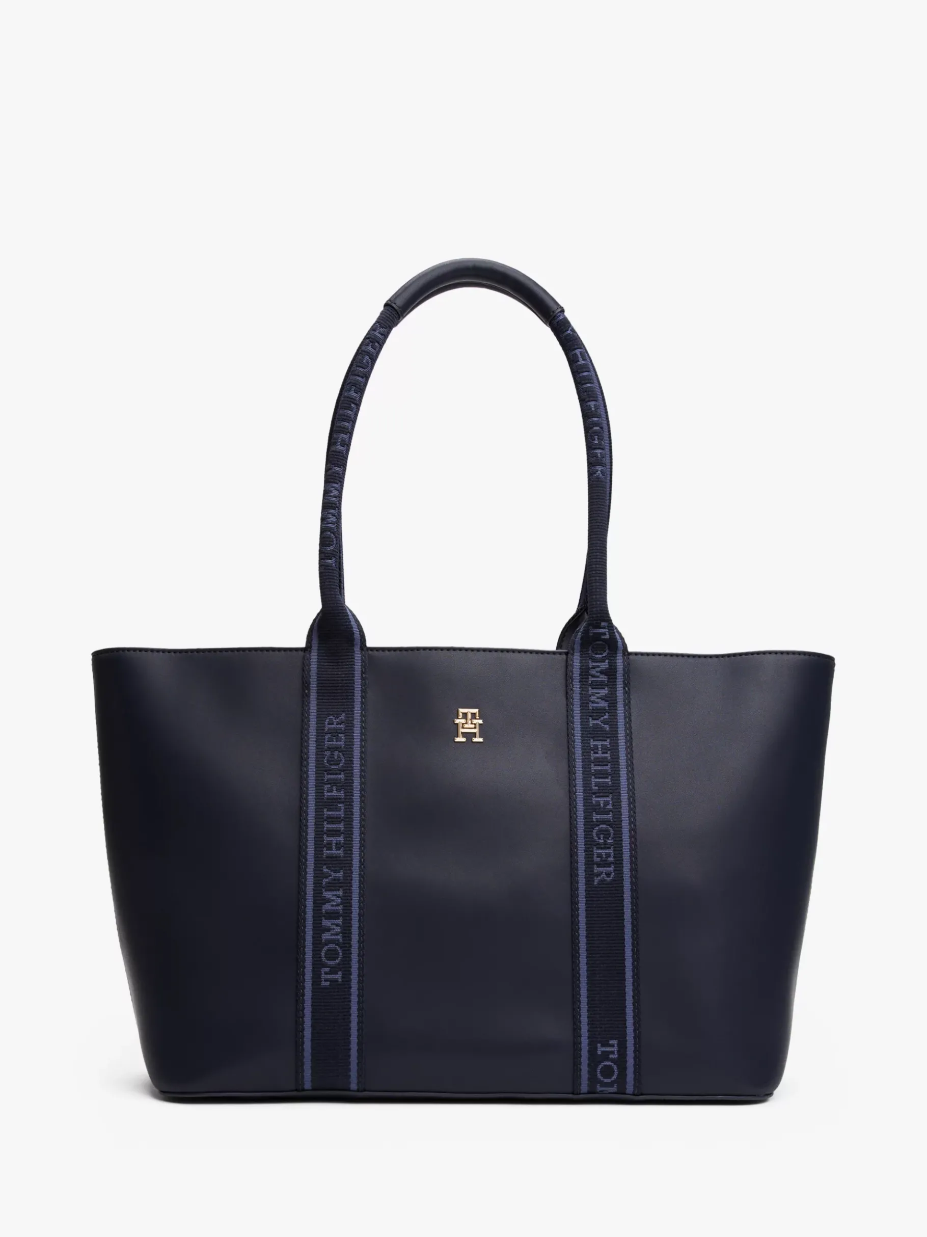 Tommy Hilfiger Tote-Bag mit Logo-Tape SPACE BLUE Best Sale