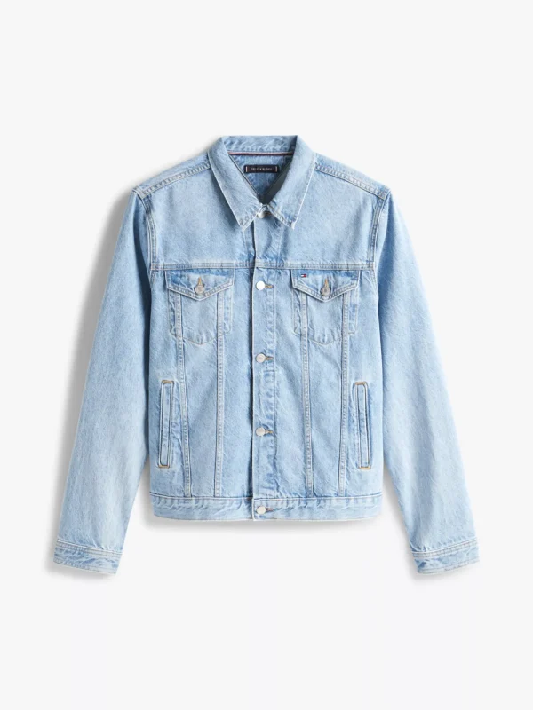 Tommy Hilfiger Trucker-Jeansjacke mit Fade-Effekt JACK INDIGO Online
