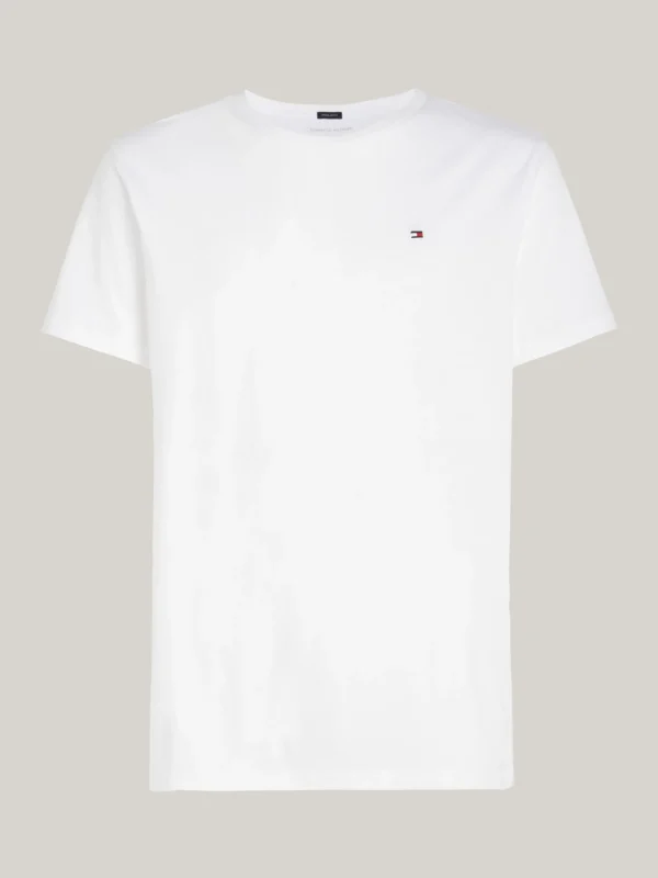 Tommy Hilfiger T-Shirt aus reiner Baumwolle WHITE Best