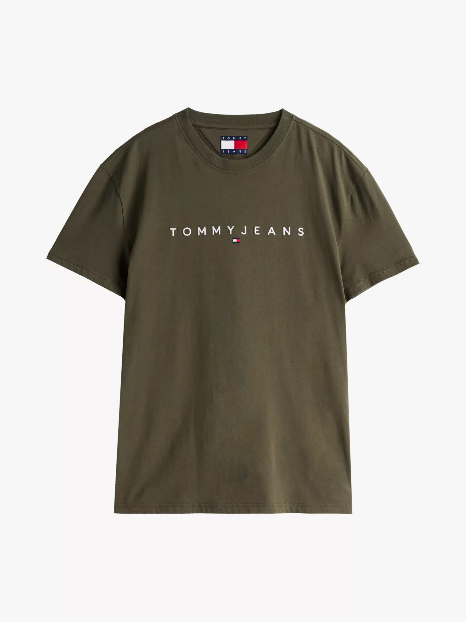 Tommy Hilfiger T-Shirt mit aufgesticktem Logo FATIGUE GREEN Shop