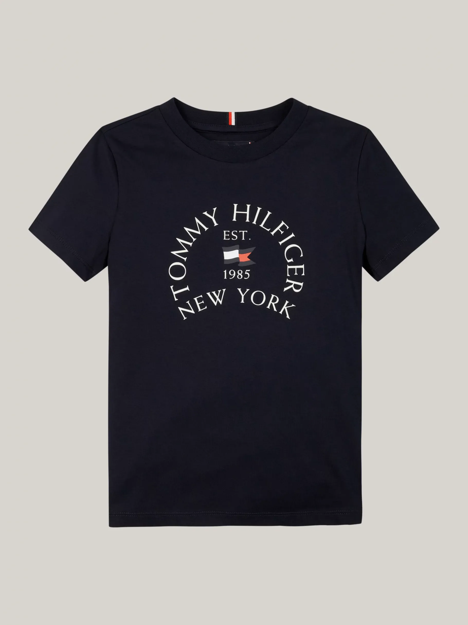 Tommy Hilfiger T-Shirt mit Logo-Print und Rundhalsausschnitt DESERT SKY Cheap