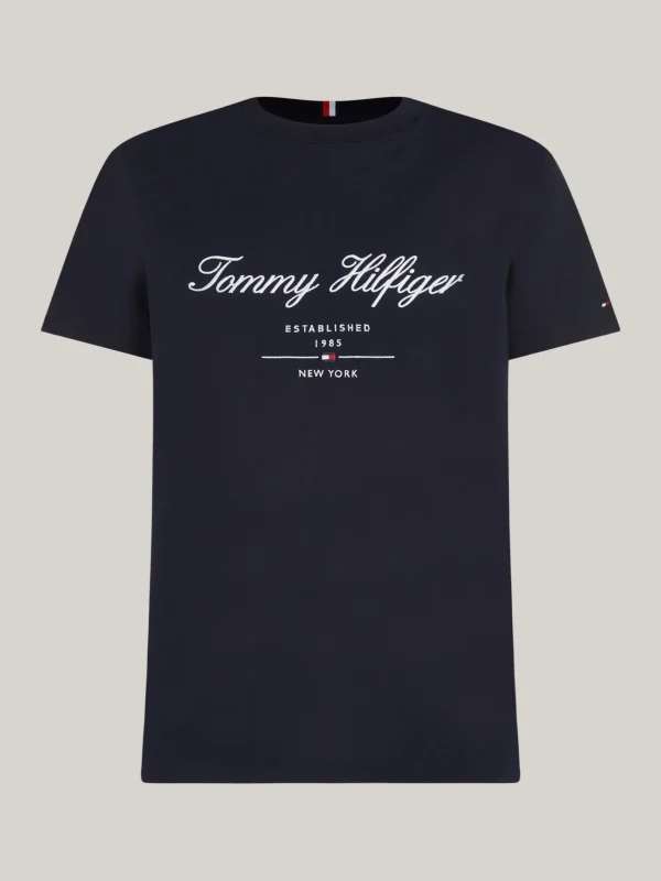 Tommy Hilfiger T-Shirt mit Logo-Stickerei DESERT SKY Fashion