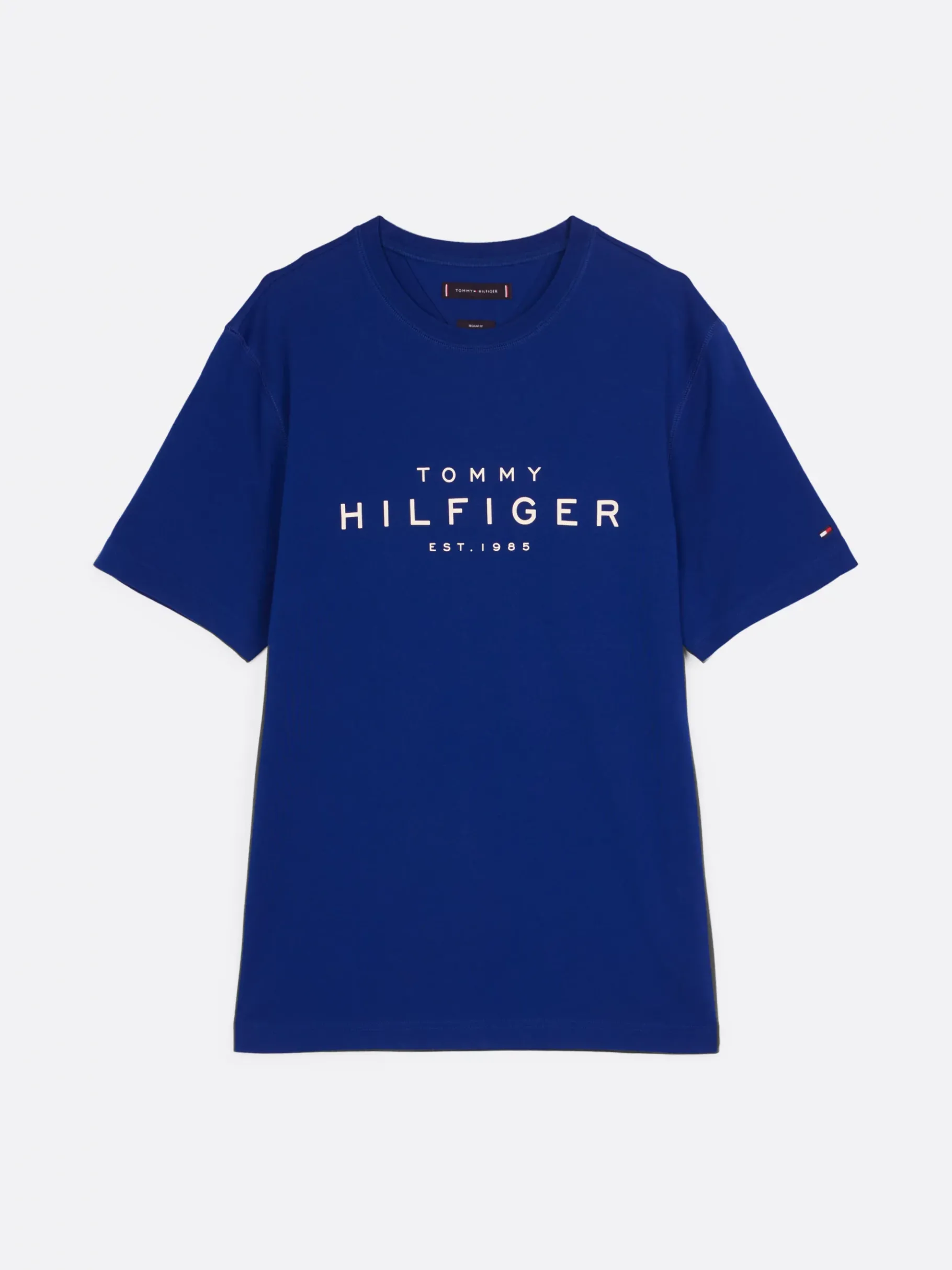 Tommy Hilfiger T-Shirt mit Rundhalsausschnitt und Logo WEDGE BLUE Sale