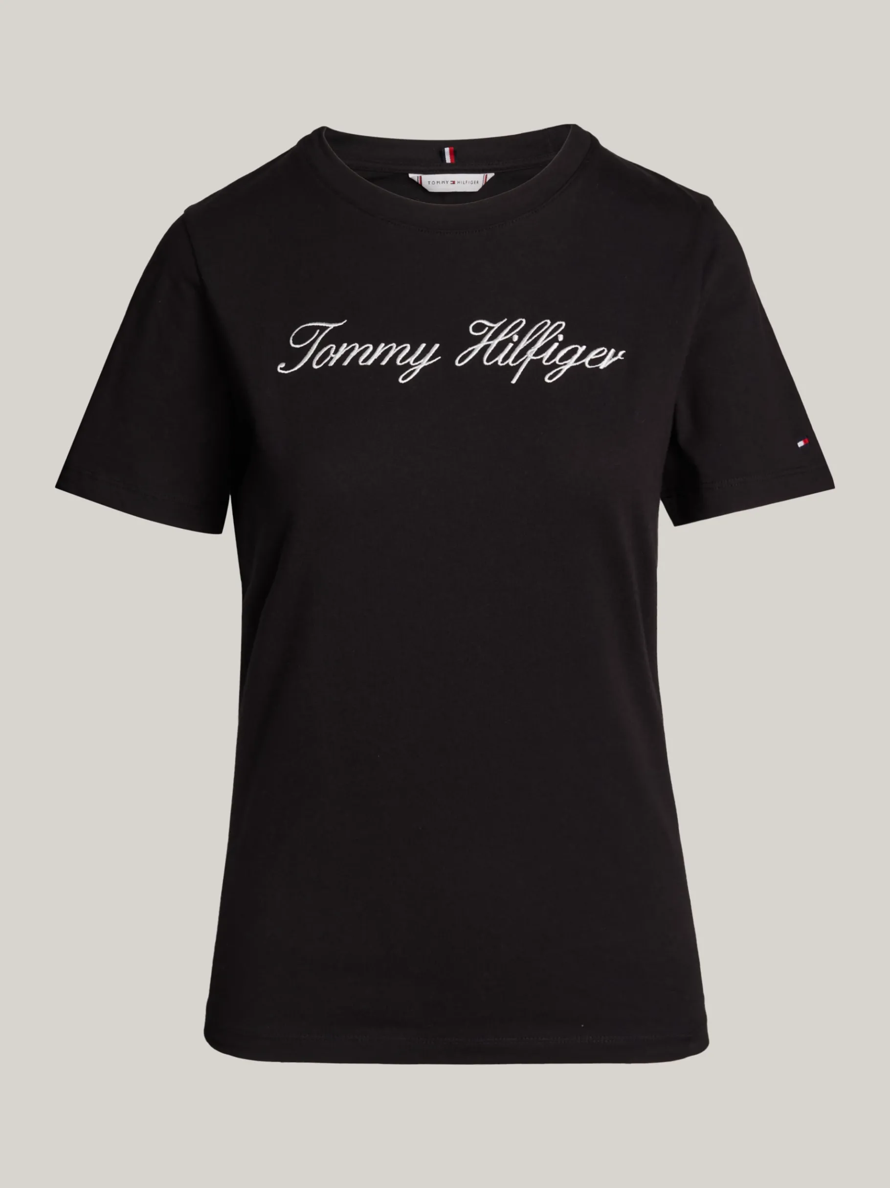 Tommy Hilfiger T-Shirt mit Script-Logo NOS BLACK Online