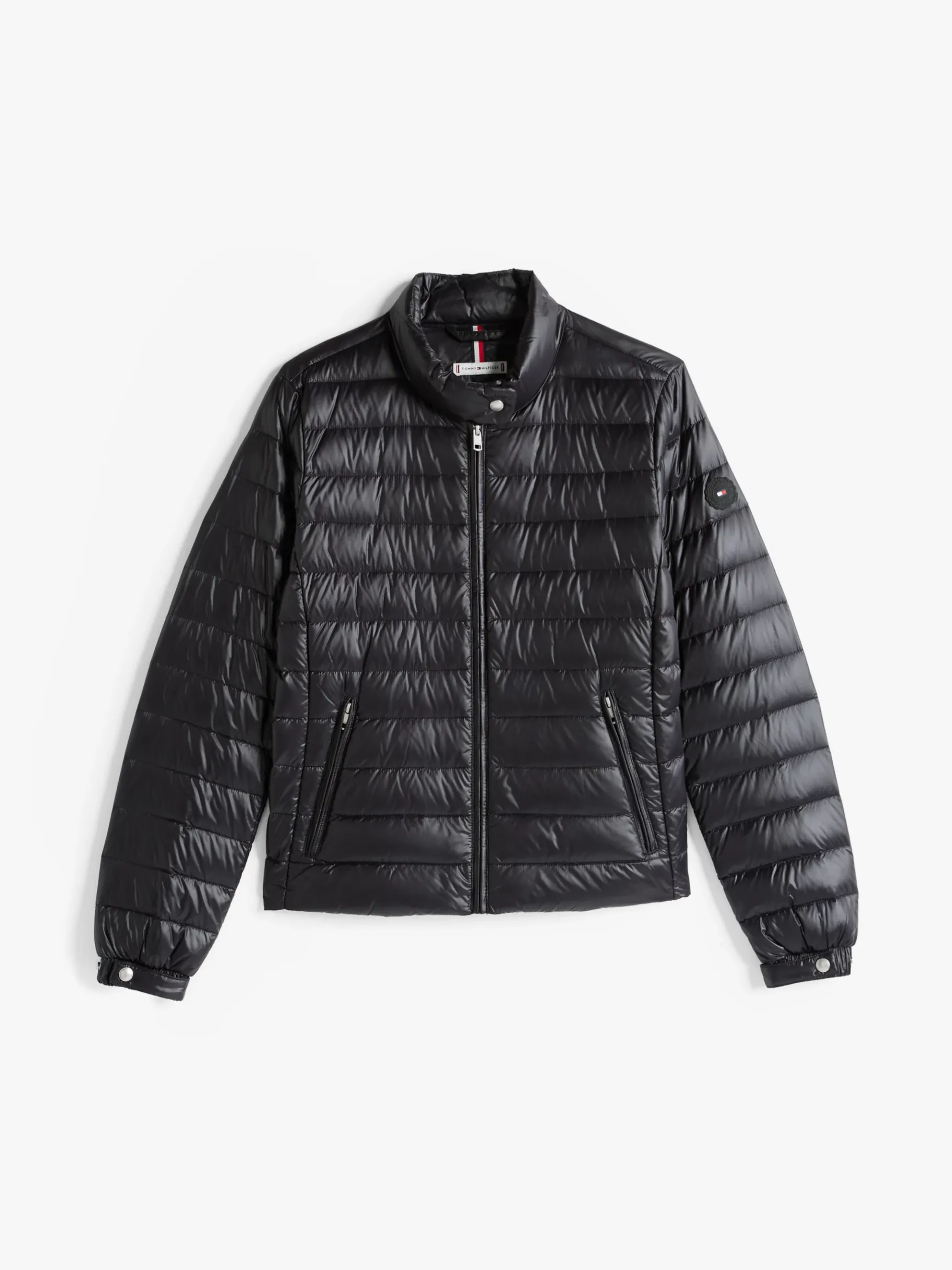 Tommy Hilfiger Ultraleichte Daunenjacke mit Stehkragen BLACK Clearance