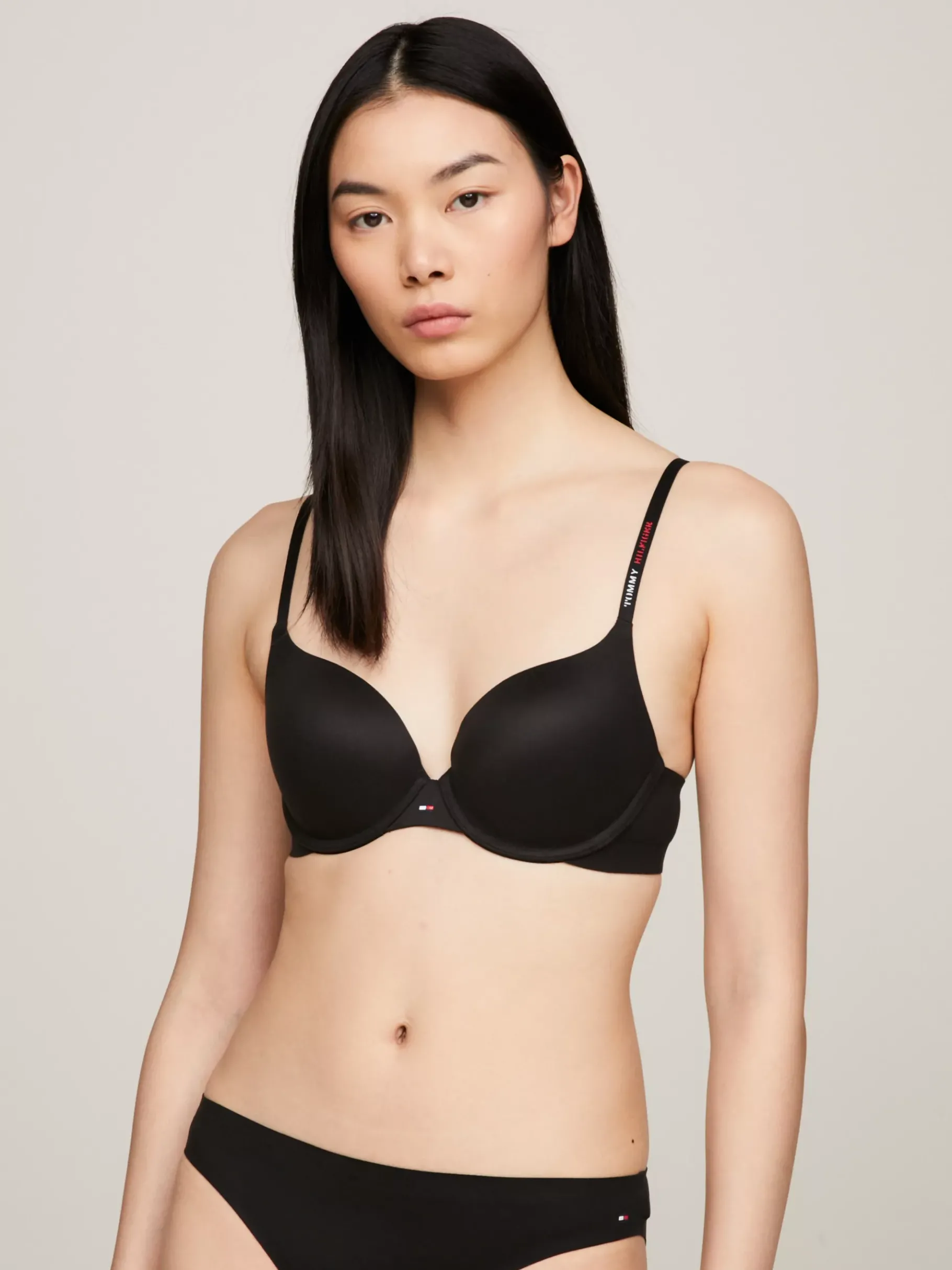 Tommy Hilfiger Ultrasofter Push-up-BH BLACK Online