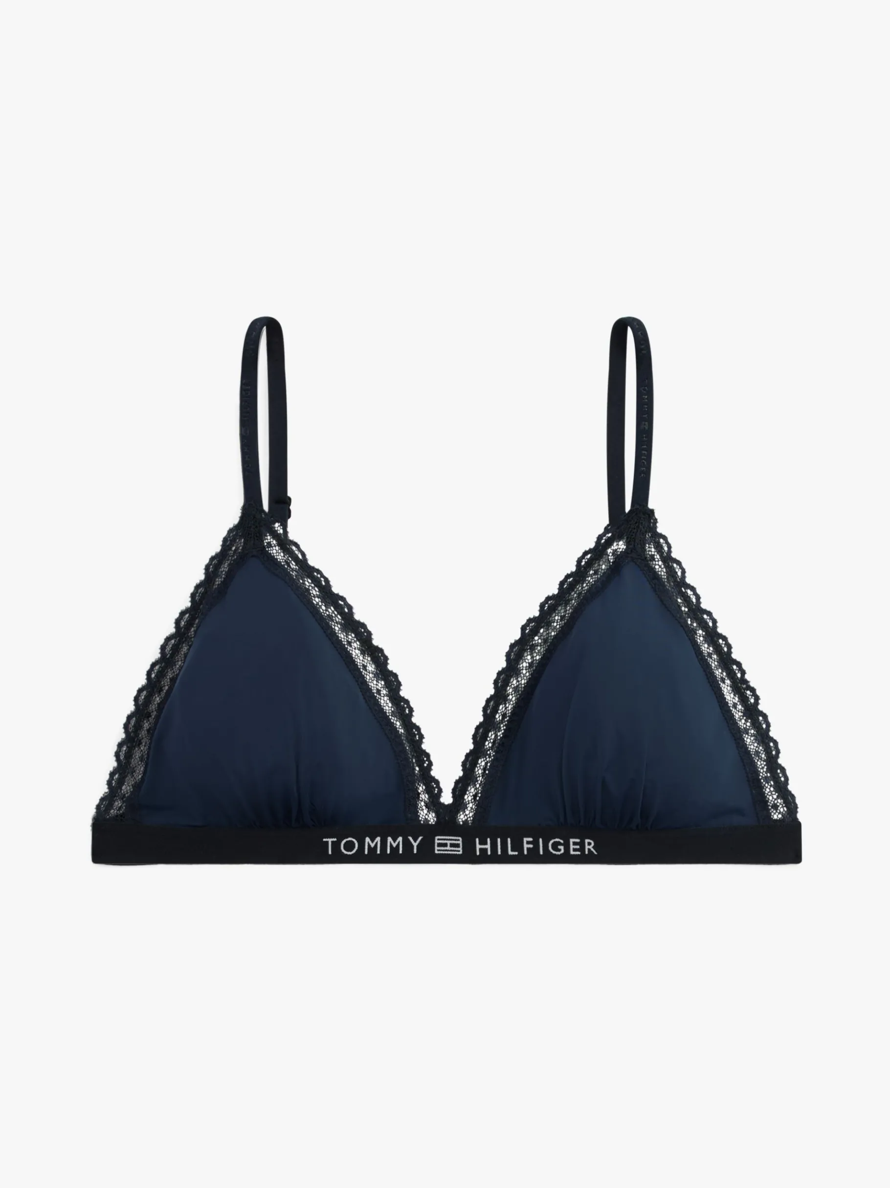 Tommy Hilfiger Ungefütterter Triangel-BH mit Spitze DESERT SKY Cheap