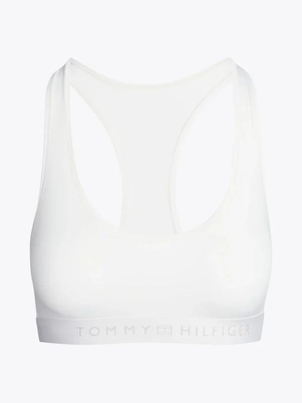 Tommy Hilfiger Ungefüttertes Bralette mit Logo IVORY Flash Sale