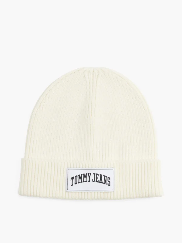 Tommy Hilfiger Varsity Beanie mit Logo ECRU Store
