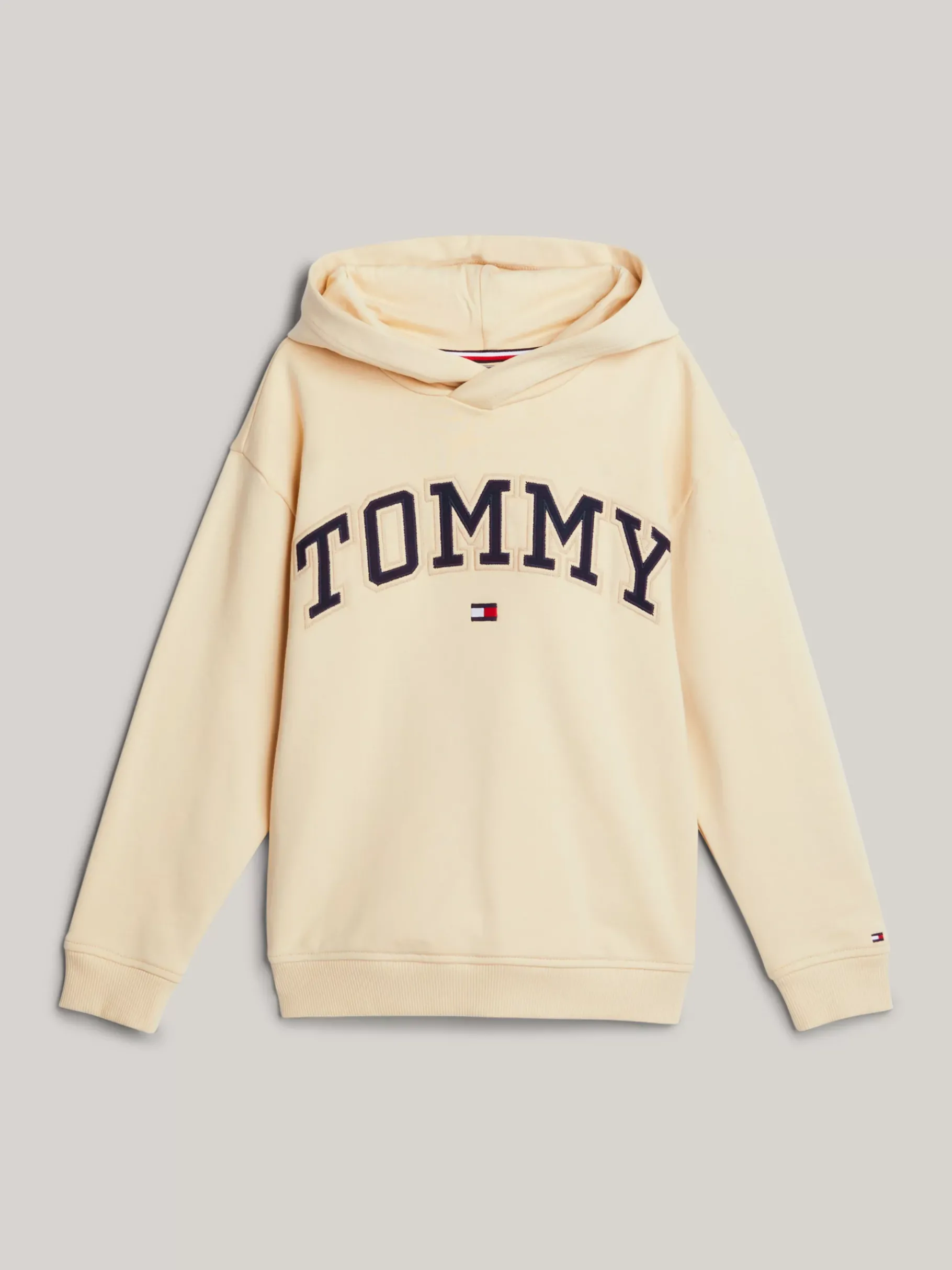 Tommy Hilfiger Varsity Hoodie mit aufgesticktem Logo COUNTRY IVORY New